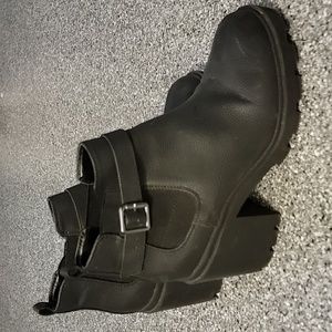 Mix No 6 Videl Chelsea Black Chunky Boot